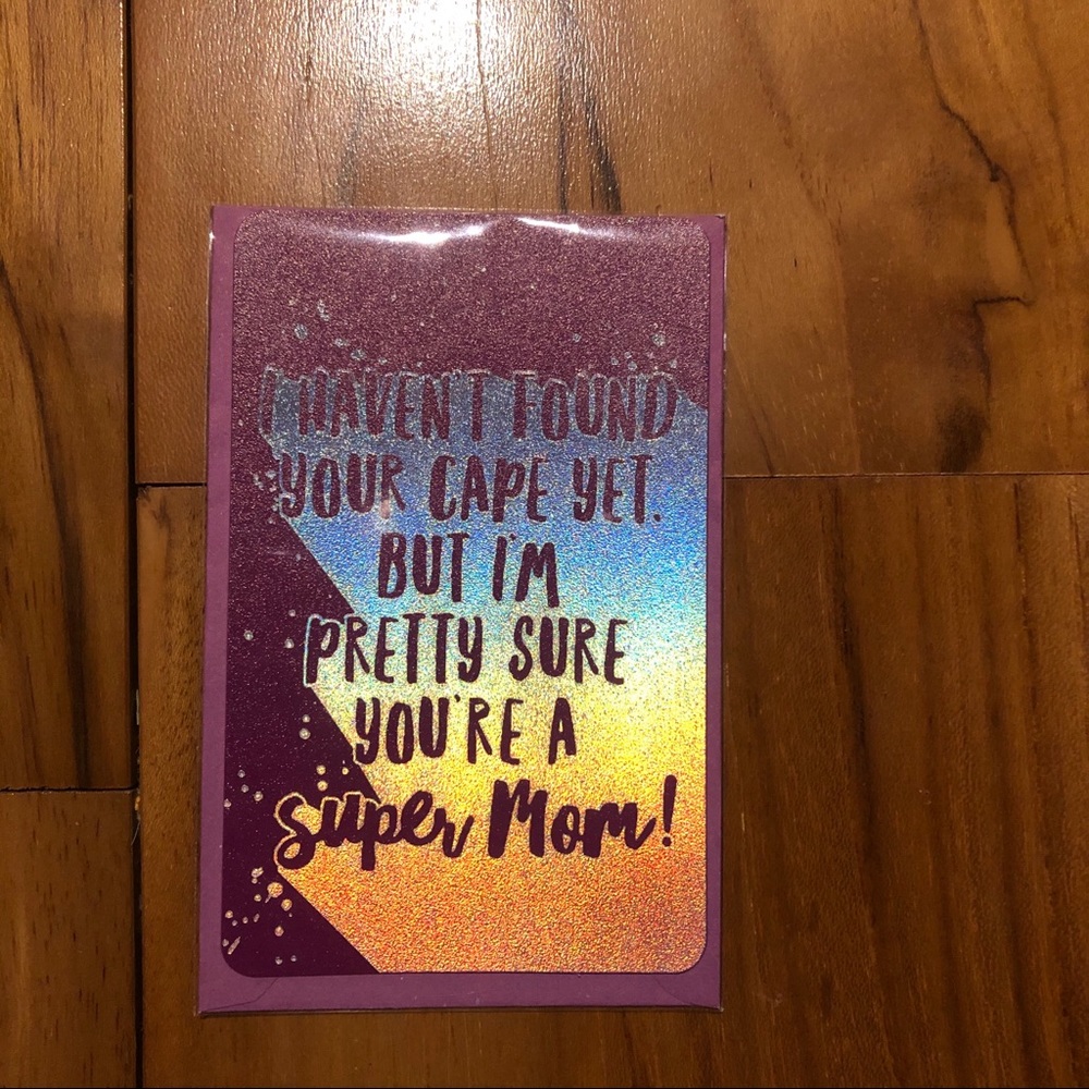 Super Mom Wallet Card